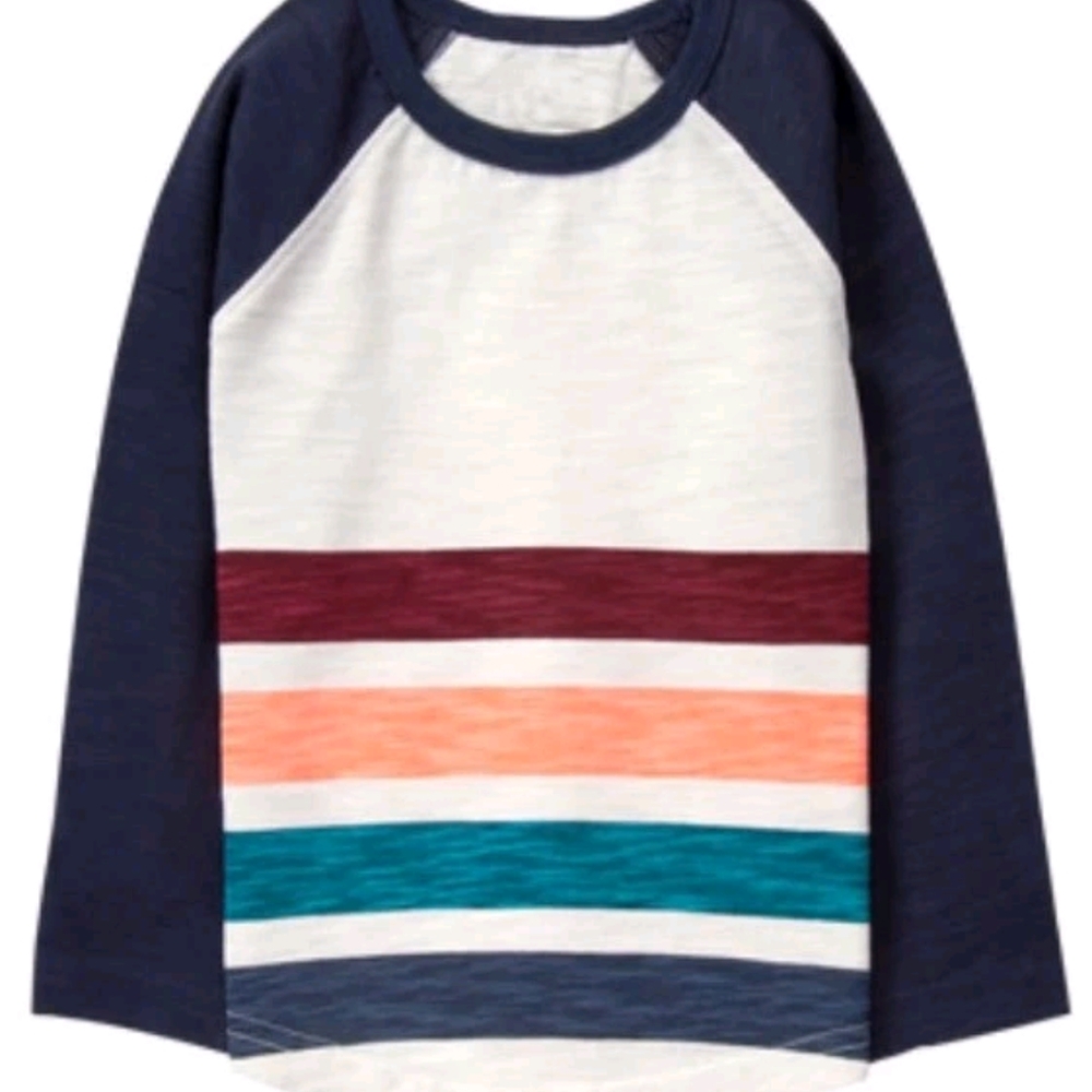 New Gymboree Stripe Tee Top Shirt NWT Epic Dig Boys M (7-8)